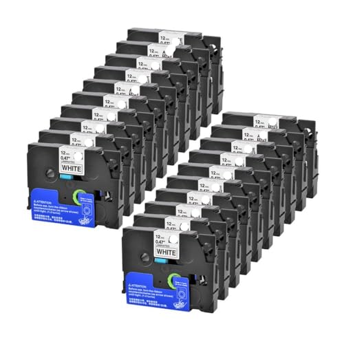 20 PCs kompatible universelle Anpassung Kompatibel mit Etikettdruckerklebeband 12mm Tze231 Tze-241 Tze251 Ersatzpatron 20 PCs kompatible universelle Anpassung Kompatibel mit Etikettdruckerklebeband 12mm Tze231 Tze-241 Tze251 Ersatzpatron von VVHKMSIL