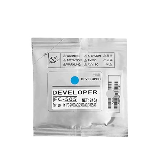 VVHKMSIL 1PCS T-FC505C Entwicklerpulver kompatibel mit 2000AC 2500AC 2505AC 3005AC 3505AC 4505AC 5005AC-Maschinen(Cyan) von VVHKMSIL