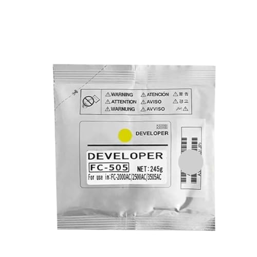 VVHKMSIL 1PCS T-FC505C Entwicklerpulver kompatibel mit 2000AC 2500AC 2505AC 3005AC 3505AC 4505AC 5005AC-Maschinen(Yellow) von VVHKMSIL
