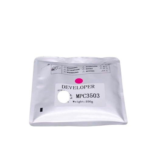 VVHKMSIL 1pcs kompatible Entwicklerpulver MPC3003 arbeitet mit C3003 C3503 C4503 C5003 C6003 250G(Magenta) von VVHKMSIL