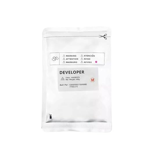 VVHKMSIL 250G C700 C550 C-560 C570 C6650 C6680 C7780 C7785 J75 C75 kompatibles Entwicklerpulver Kompatibel mit kompatible Druckerentwickler(Magenta) von VVHKMSIL