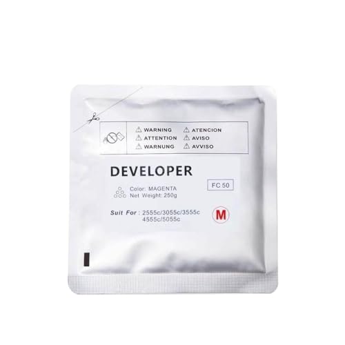 VVHKMSIL 250G FC50 Entwicklerpulver kompatibel mit E 2555C 3555C 4555C 3055C Tonerpatronen(Magenta) von VVHKMSIL