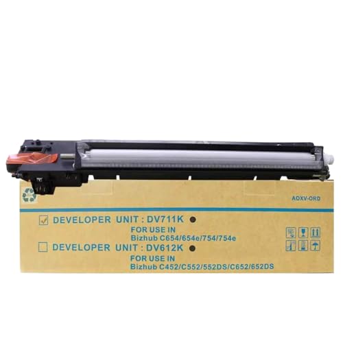 VVHKMSIL DV711 Renovierte Entwicklereinheit mit C654 C654E C754 C754E Druckermodelle Entwicklerkit ohne Entwicklerpulver kompatibel von VVHKMSIL