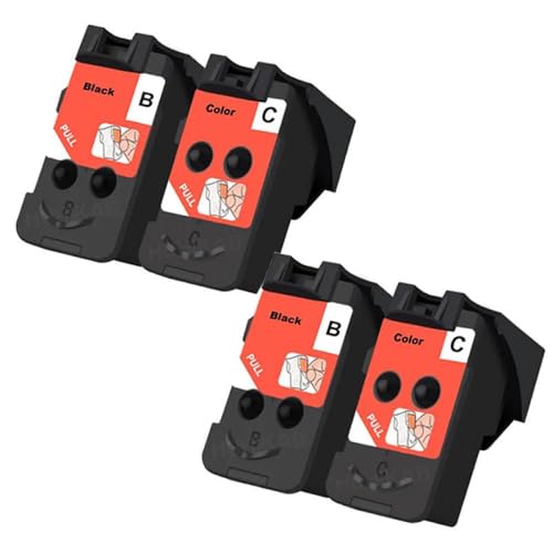 VVHKMSIL Druckkopf QY6-8004 QY6-8020 kompatibel mit G1800 G1810 G2800 G2810 G3800 G3810 G4800 G4810 Druckerpatrone(2Black 2Color) von VVHKMSIL