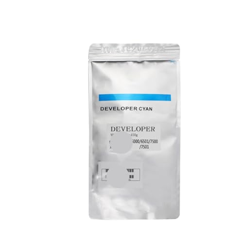 VVHKMSIL Entwicklerpulver kompatibel mit MPC6000 MPC6501 MPC7500 MPC7501 Kopiermaschinen 450G(Cyan) von VVHKMSIL