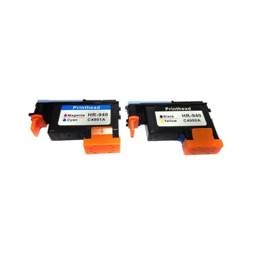 VVHKMSIL Ersatzdruckköpfe kompatibel mit dem Drucker funktioniert mit 940 940 C4900A C490LAUTORISATION 8500 8000 Modelle(2 Pcs) von VVHKMSIL