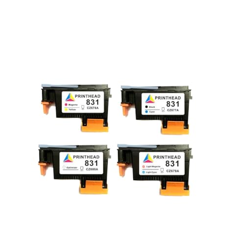 VVHKMSIL Kompatibler renovierter Druckkopf Kompatibel mit 831 Druckkopfarbeiten mit Latex 310 330 360 Drucker(1KC 1MY 1LCLM 1OP) von VVHKMSIL