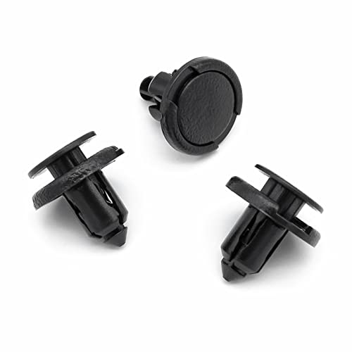 VVO Fasteners- Schwarz Kunststoff-Clips. Radhausschale vorne und Schutzblech. Kompatibel mit einigen Tesla Model S, (Packung mit 10 Clips) von VVO