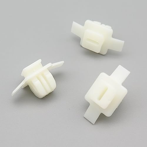 VVO Fasteners- Weiß Kunststoff-Clips. Radlaufverbreiterungen und Zierleisten hinten. Kompatibel mit einigen Honda Civic, CR-V, (Packung mit 10 Clips) von VVO