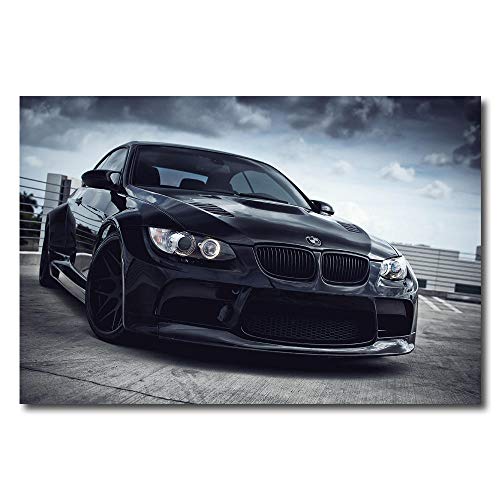 VVSUN HD Print Leinwand Malerei Wandkunst BMW E92 M3 Super Sport Car Wallpaper Leinwand Poster Malerei Für Raumdekoration, 60x90cm (kein Rahmen) von VVSUN