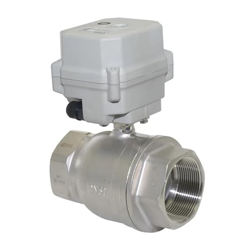 DN50 Elektrisches Regelventil 4-20 mA oder 0-10 V Steuerung 2-Zoll-Regelventil 15 NmAntrieb ISO5211 Geeignet for 9 mm oder 11 mm Ventilschaft(0-10V-0 TO 5V) von VVTVFEUH