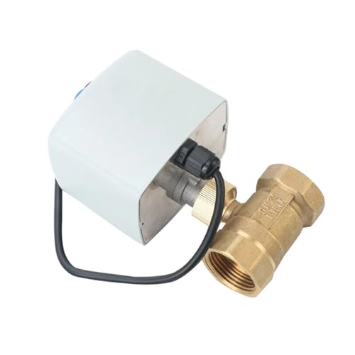 VVTVFEUH 1/2" 3/4" 1" 2" motorisierter Kugelhahn 3-Draht 2 Steuerung AC24V AC220V DC12V DC24V Messing elektrischer Kugelhahn(24VDC-CR04) von VVTVFEUH