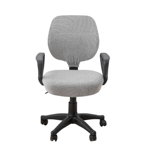 VVW&LIU 2 Teile/Satz Hohe Elastische Plaid Samt Büro Stuhl Abdeckungen Verdicken Computer Spandex Split Sitz Sessel Abdeckung S von VVW&LIU