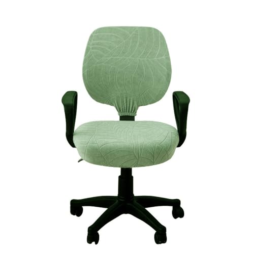VVW&LIU 2 Teile/Satz Hohe Elastische Plaid Samt Büro Stuhl Abdeckungen Verdicken Computer Spandex Split Sitz Sessel Abdeckung S von VVW&LIU