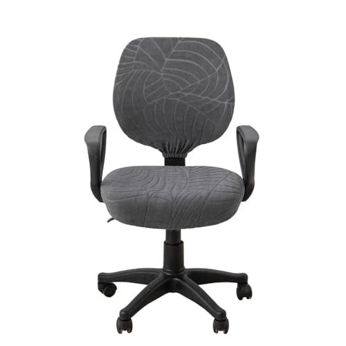 VVW&LIU 2 Teile/Satz Hohe Elastische Plaid Samt Büro Stuhl Abdeckungen Verdicken Computer Spandex Split Sitz Sessel Abdeckung S von VVW&LIU