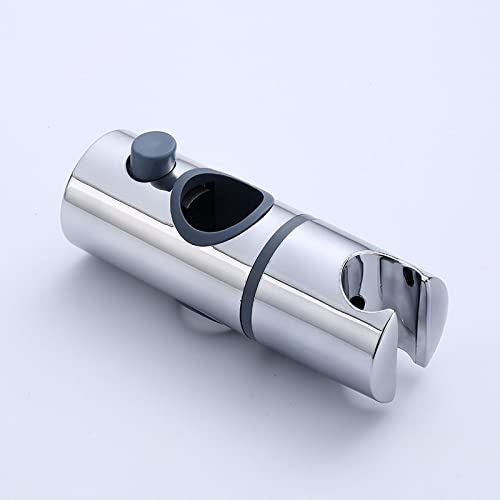 VVW&LIU Chrom-Handbrausehalter ABS-Badezimmer-Duschsystem Handbrausehalter Kunststoff-Brausehalterungen von 24 mm, Chrom von VVW&LIU