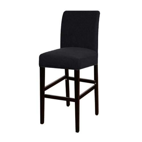 VVW&LIU Jacquard Bar Stuhlbezug Kurze Rückenlehne Barhocker Sitzbezüge Schonbezüge Hotel Bankett Esszimmer Kleine Größe Stuhl FA VVW&LIU Jacquard Bar Stuhlbezug Kurze Rückenlehne Barhocker Sitzbezüge Schonbezüge Hotel Bankett Esszimmer Kleine Größe Stuhl FA von VVW&LIU