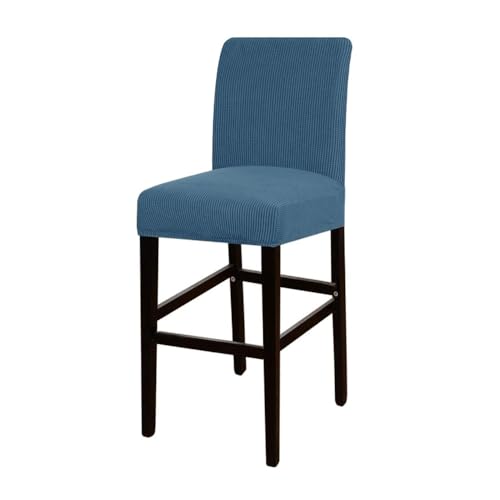 VVW&LIU Jacquard Bar Stuhlbezug Kurze Rückenlehne Barhocker Sitzbezüge Schonbezüge Hotel Bankett Esszimmer Kleine Größe Stuhl FA VVW&LIU Jacquard Bar Stuhlbezug Kurze Rückenlehne Barhocker Sitzbezüge Schonbezüge Hotel Bankett Esszimmer Kleine Größe Stuhl FA von VVW&LIU