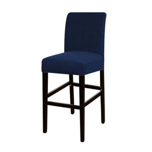 VVW&LIU Jacquard Bar Stuhlbezug Kurze Rückenlehne Barhocker Sitzbezüge Schonbezüge Hotel Bankett Esszimmer Kleine Größe Stuhl FA VVW&LIU Jacquard Bar Stuhlbezug Kurze Rückenlehne Barhocker Sitzbezüge Schonbezüge Hotel Bankett Esszimmer Kleine Größe Stuhl FA von VVW&LIU