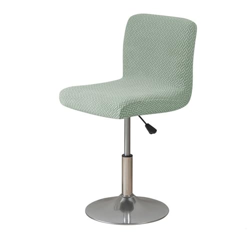 VVW&LIU Jacquard Bar Stuhlbezug Kurze Rückenlehne Barhocker Sitzbezüge Schonbezüge Hotel Bankett Esszimmer Kleine Größe Stuhl FA von VVW&LIU