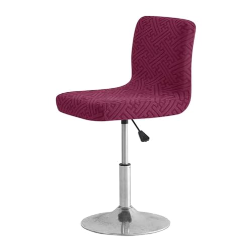 VVW&LIU Jacquard Bar Stuhlbezug Kurze Rückenlehne Barhocker Sitzbezüge Schonbezüge Hotel Bankett Esszimmer Kleine Größe Stuhl FA VVW&LIU Jacquard Bar Stuhlbezug Kurze Rückenlehne Barhocker Sitzbezüge Schonbezüge Hotel Bankett Esszimmer Kleine Größe Stuhl FA von VVW&LIU
