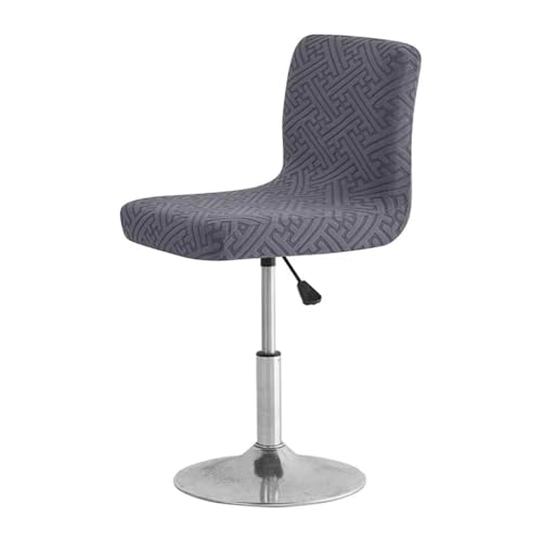 VVW&LIU Jacquard Bar Stuhlbezug Kurze Rückenlehne Barhocker Sitzbezüge Schonbezüge Hotel Bankett Esszimmer Kleine Größe Stuhl FA von VVW&LIU