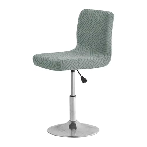 VVW&LIU Jacquard Bar Stuhlbezug Kurze Rückenlehne Barhocker Sitzbezüge Schonbezüge Hotel Bankett Esszimmer Kleine Größe Stuhl FA von VVW&LIU