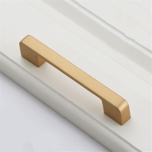 VVW&LIU Kleiderschrank Gold Türgriff Schrank Schublade Bündige Griffe Zinklegierung Moderne Minimalistische Möbelbeschläge Griff von VVW&LIU