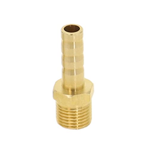 VVW&LIU Messingrohrverschraubung 4mm-12mm Schlauchtülle M10 M12 M14 M16 M20 Metrisches Außengewinde Anschlussstück Kupferkupplungsadapter, 10mm auf M12x1,5 von VVW&LIU