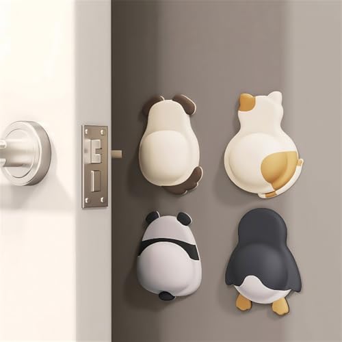 VVW&LIU Niedliche Haustiertürbarriere, Antikollisions-Pad, weicher Gummiaufkleber, Artefakt, Kühlschrank-Hinterbarriere, Wandauf von VVW&LIU