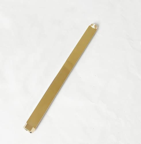 VVW&LIU Quadratisches Messing Badezimmer Duschrohr Verlängerungsrohr 40CM Verlängerungsrohrstange, Erhöhen Sie das Rohr Gleitschiene Duschrohr Verlängern Sie das Rohr, Gold von VVW&LIU