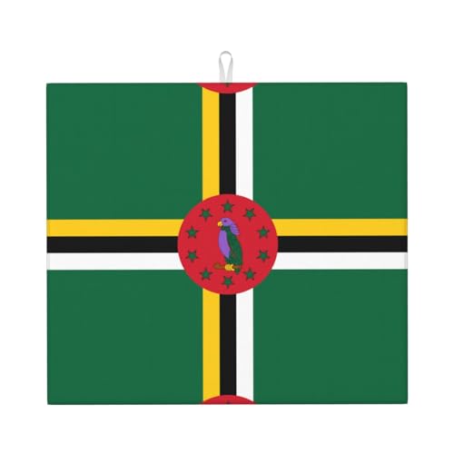 Abtropfmatte für Küche VVXBHGR Flagge der Commonwealth of Dominica Prints ultra saugfähig, wendbar und stilvoll Küche Arbeitsplatte Matte Abtropfmatte für Küche VVXBHGR Flagge der Commonwealth of Dominica Prints ultra saugfähig, wendbar und stilvoll Küche Arbeitsplatte Matte von VVXBHGR