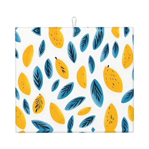 Abtropfmatte für Küche VVXBHGR Gelb Mango Muster Drucke Ultra saugfähig, wendbar und stilvoll Küche Arbeitsplatte Matte Abtropfmatte für Küche VVXBHGR Gelb Mango Muster Drucke Ultra saugfähig, wendbar und stilvoll Küche Arbeitsplatte Matte von VVXBHGR