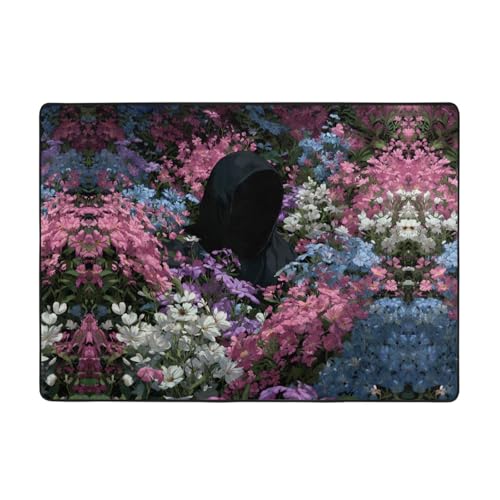 VVXBHGR Der Geist in den Blumen druckt Teppich, 203,2 x 147,3 cm, für Wohnzimmer, Büro, Couchtisch, Bett, Balkon, weich, flauschig, wasserabsorbierend, langlebig VVXBHGR Der Geist in den Blumen druckt Teppich, 203,2 x 147,3 cm, für Wohnzimmer, Büro, Couchtisch, Bett, Balkon, weich, flauschig, wasserabsorbierend, langlebig von VVXBHGR