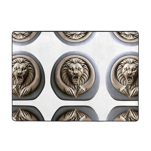 VVXBHGR Lion Seal Prints Teppich, 203,2 x 147,3 cm, für Wohnzimmer, Büro, Couchtisch, Bett, Balkon, weich, flauschig, wasserabsorbierend, langlebig VVXBHGR Lion Seal Prints Teppich, 203,2 x 147,3 cm, für Wohnzimmer, Büro, Couchtisch, Bett, Balkon, weich, flauschig, wasserabsorbierend, langlebig von VVXBHGR