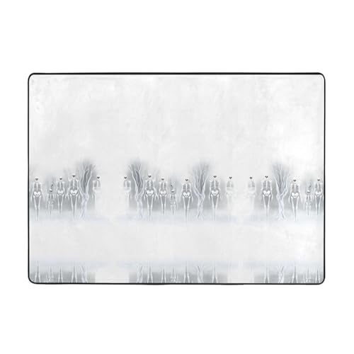 VVXBHGR Skeleton Habitat Prints Teppich, 203,2 x 147,3 cm, für Wohnzimmer, Büro, Couchtisch, Bett, Balkon, weich, flauschig, wasserabsorbierend, langlebig VVXBHGR Skeleton Habitat Prints Teppich, 203,2 x 147,3 cm, für Wohnzimmer, Büro, Couchtisch, Bett, Balkon, weich, flauschig, wasserabsorbierend, langlebig von VVXBHGR