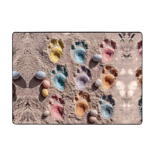 VVXBHGR Teppich mit Osterhasen-Motiv, 203,2 x 147,3 cm, für Wohnzimmer, Büro, Couchtisch, Bett, Balkon, weich, flauschig, wasserabsorbierend, langlebig VVXBHGR Teppich mit Osterhasen-Motiv, 203,2 x 147,3 cm, für Wohnzimmer, Büro, Couchtisch, Bett, Balkon, weich, flauschig, wasserabsorbierend, langlebig von VVXBHGR