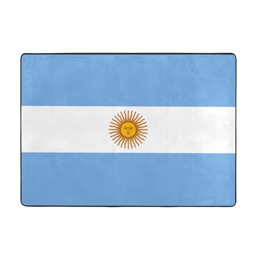 VVXBHGR Teppich mit argentinischer Flagge, 203,2 x 147,3 cm, für Wohnzimmer, Büro, Couchtisch, Bett, Balkon, weich, flauschig, wasserabsorbierend, langlebig VVXBHGR Teppich mit argentinischer Flagge, 203,2 x 147,3 cm, für Wohnzimmer, Büro, Couchtisch, Bett, Balkon, weich, flauschig, wasserabsorbierend, langlebig von VVXBHGR