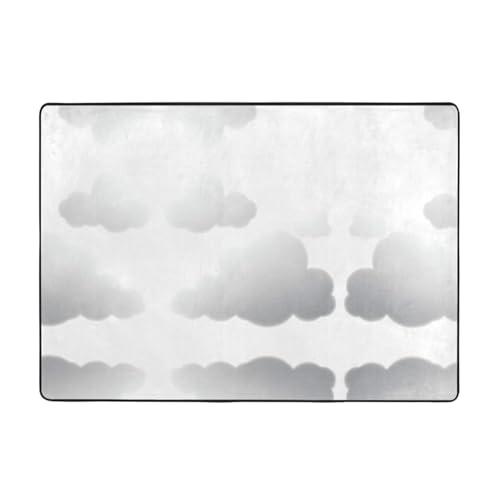 VVXBHGR Teppich mit blauem Himmel und weißen Wolken, 203,2 x 147,3 cm, für Wohnzimmer, Büro, Couchtisch, Bett, Balkon, weich, flauschig, wasserabsorbierend, langlebig VVXBHGR Teppich mit blauem Himmel und weißen Wolken, 203,2 x 147,3 cm, für Wohnzimmer, Büro, Couchtisch, Bett, Balkon, weich, flauschig, wasserabsorbierend, langlebig von VVXBHGR