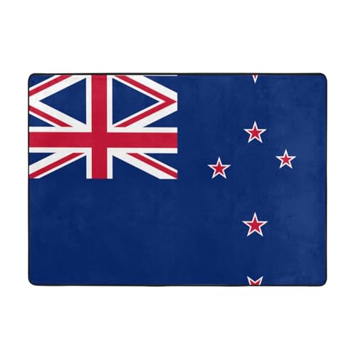 VVXBHGR Teppich mit neuseeländischer Flagge, 203,2 x 147,3 cm, für Wohnzimmer, Büro, Couchtisch, Bett, Balkon, weich, flauschig, wasserabsorbierend, langlebig VVXBHGR Teppich mit neuseeländischer Flagge, 203,2 x 147,3 cm, für Wohnzimmer, Büro, Couchtisch, Bett, Balkon, weich, flauschig, wasserabsorbierend, langlebig von VVXBHGR