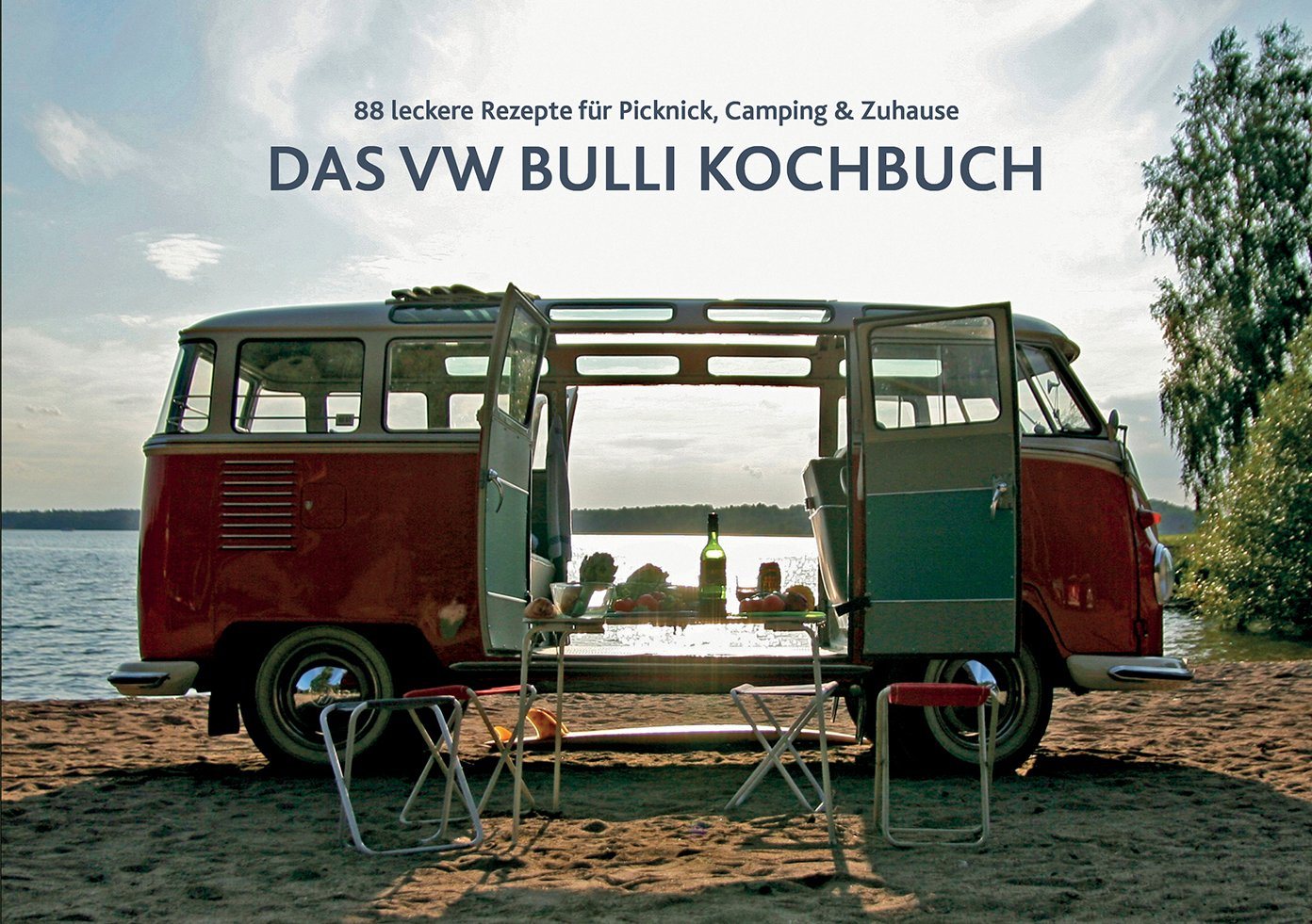 VW Collection by BRISA Dekoobjekt Volkswagen Bulli Kochbuch (1 St., für Zuhause oder Unterwegs), praktische Speisen für den modernen Camping Enthusiasten (in Deutsch) von VW Collection by BRISA