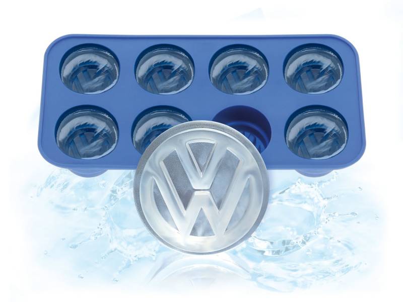 VW Collection by BRISA Eiswürfelform Volkswagen Eiswürfel-/ Backform aus Silikon, (1-tlg), hitze- und kältebeständig von VW Collection by BRISA