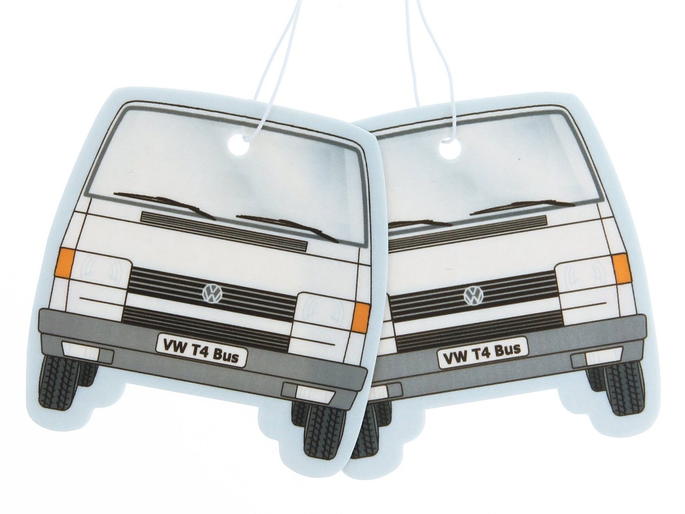 VW Collection by BRISA Raumduft Volkswagen Lufterfrischer fürs Auto (2-St), Duftbaum im T4 Bus Design, Pina Colada Geruch von VW Collection by BRISA
