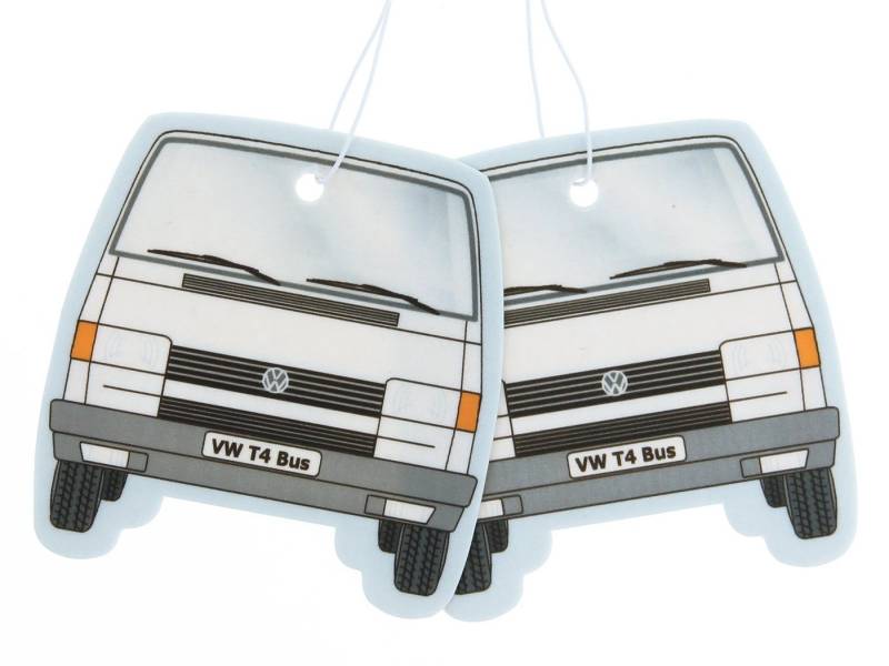 VW Collection by BRISA Raumduft Volkswagen Lufterfrischer fürs Auto (2-St), Duftbaum im T4 Bus Design, Pina Colada Geruch von VW Collection by BRISA