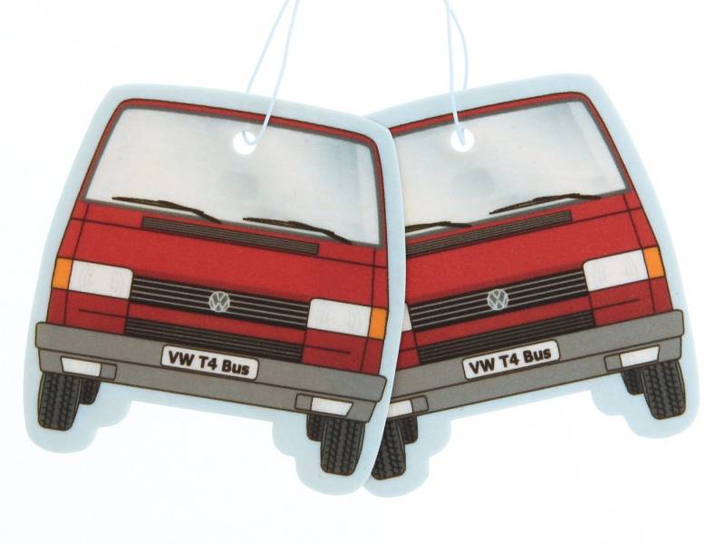 VW Collection by BRISA Raumduft Volkswagen Lufterfrischer fürs Auto (2-St), Duftbaum im T4 Bus Design, Vanille Geruch von VW Collection by BRISA