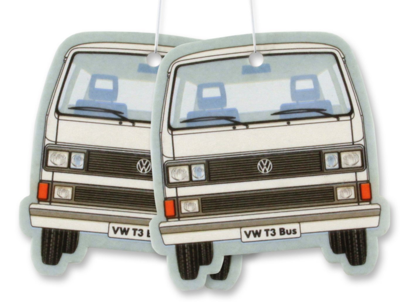 VW Collection by BRISA Raumduft Volkswagen Lufterfrischer fürs Auto (2-St), Duftspender im VW T3 Bulli Design von VW Collection by BRISA