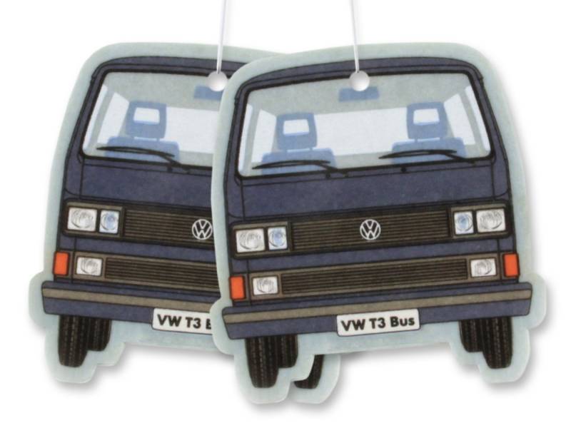 VW Collection by BRISA Raumduft Volkswagen Lufterfrischer fürs Auto (2-St), Duftspender im VW T3 Bulli Design von VW Collection by BRISA