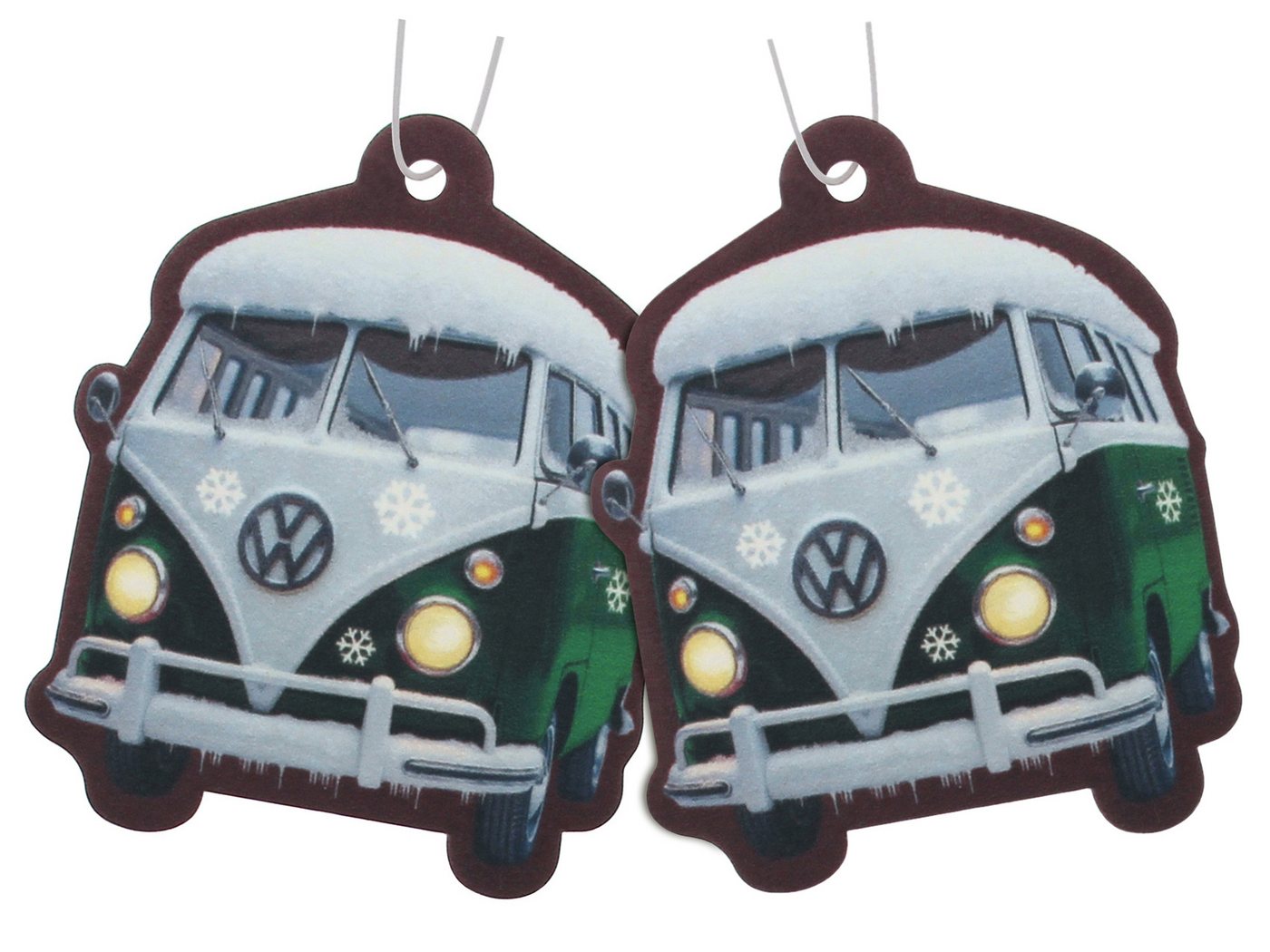 VW Collection by BRISA Raumduft Volkswagen Lufterfrischer fürs Auto (mit Aromen, 2-St., (1 Paar) oder einzeln erhältlich), Weihnachtliche Düfte von VW Collection by BRISA
