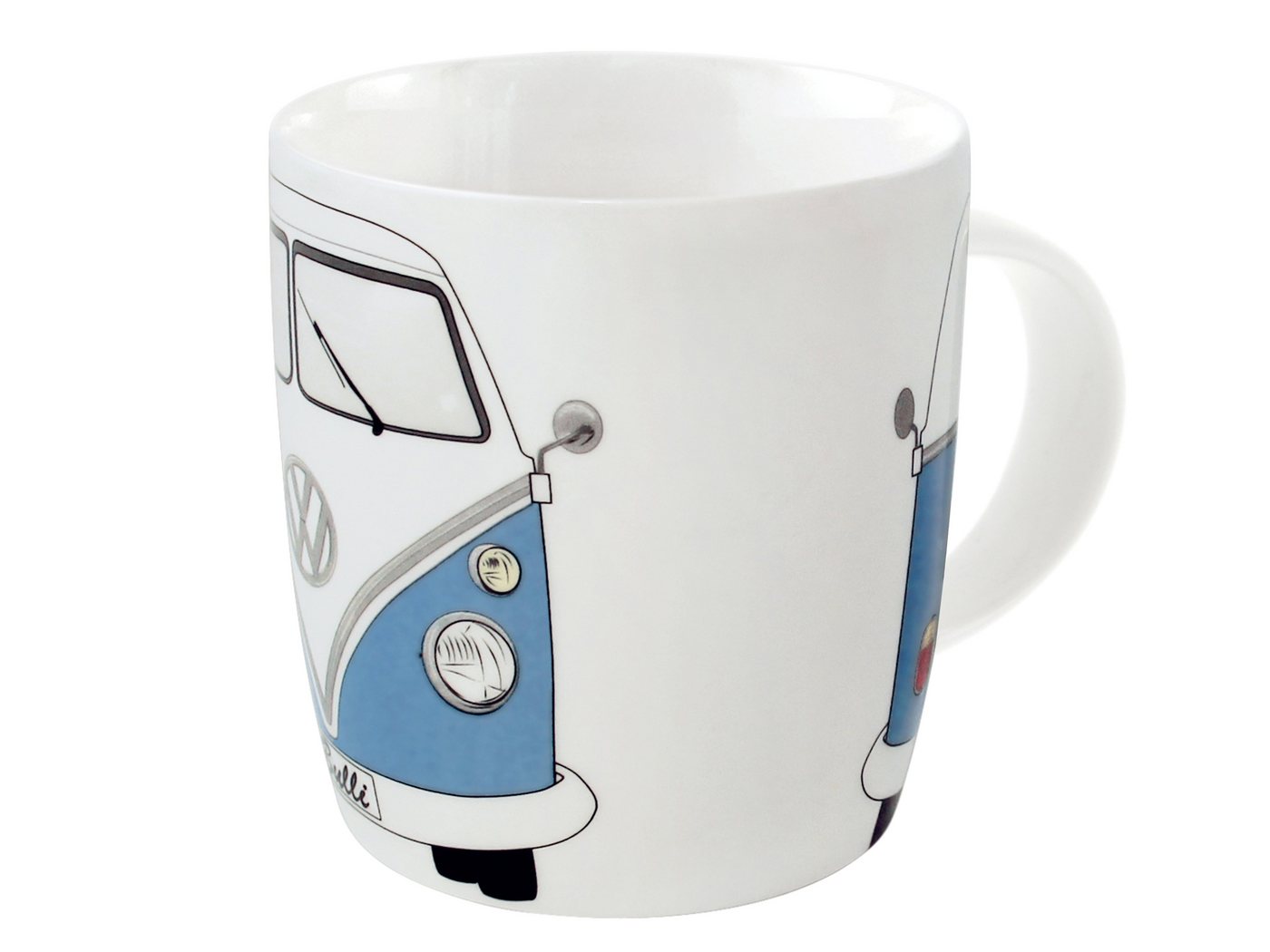 VW Collection by BRISA Tasse Volkswagen Große Keramik Kaffeetasse, Cappuccino Becher, New Bone China, Teetasse in verschiedenen Farben und VW Designs von VW Collection by BRISA