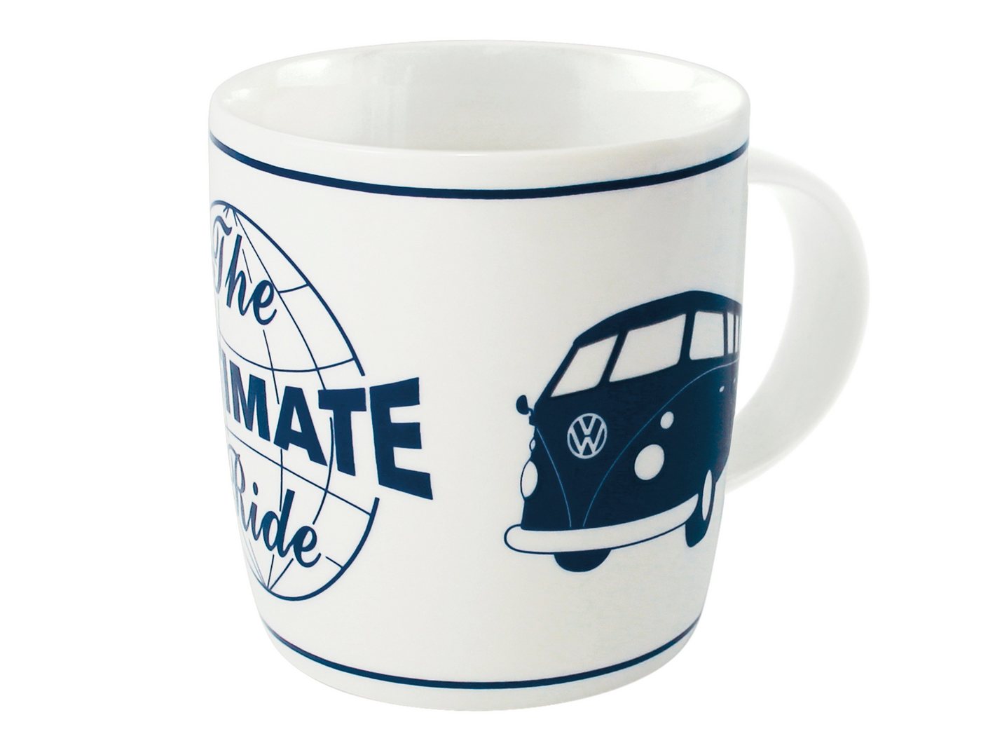 VW Collection by BRISA Tasse Volkswagen Große Keramik Kaffeetasse, Cappuccino Becher, New Bone China, Teetasse in verschiedenen Farben und VW Designs von VW Collection by BRISA